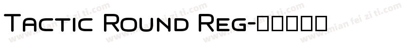 Tactic Round Reg字体转换